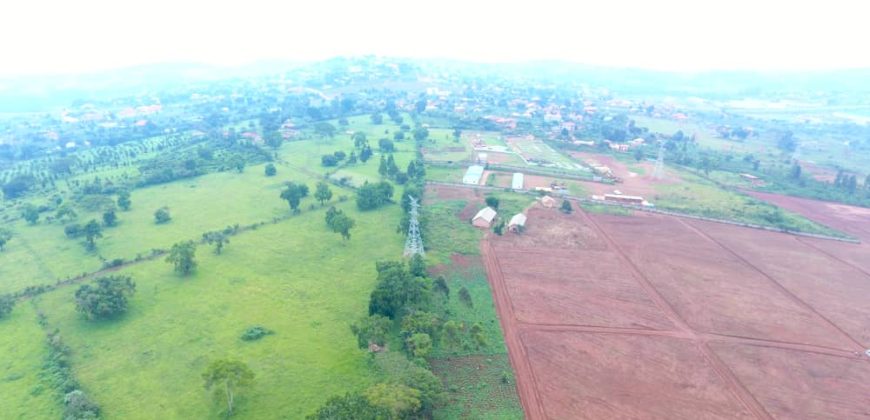 PLOTS FOR SALE IN KITENDE SSEKIWUNGA ALONG ENTEBBE ROAD AT 60Million, 50BY100FT WITH A LAND TITLE